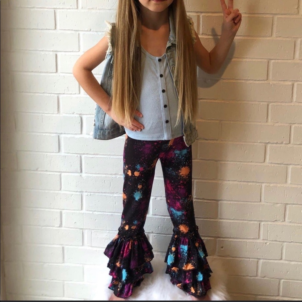 Girl’s Ruffle Leggings
